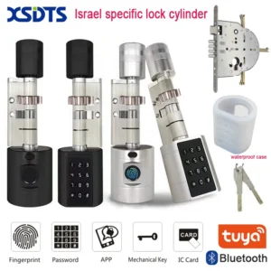 Israel-only Tuya APP Fingerprint Cylinder Electronic Smart Door Lock