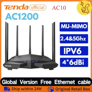 Tenda Official AC10 Router Gigabit Version 2.4/5GHz