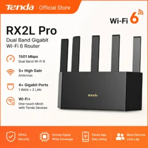 Tenda RX2L Pro AX1500 WiFi 6 Router