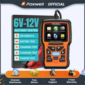 FOXWELL BT301 Car Battery Tester 6V 12V 100-2000CCA