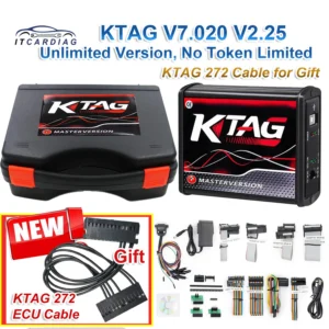 Ktag Ecu Programmer 2026 KTAG V7.020 V2.25 Red