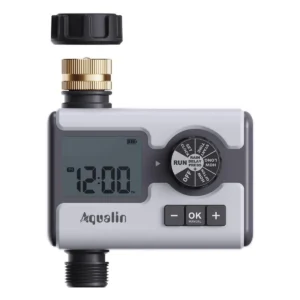 Aqualin 2026 Brass Inlet Water Timer Garden Irrigation