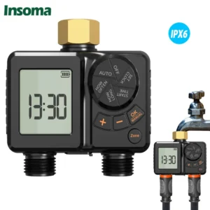INSOMA IPX6 Automatic Water Timer Intelligent Irrigation