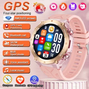 GPS Smart Watch Exercise and fitness Call Outdoor Tracking Waterproof