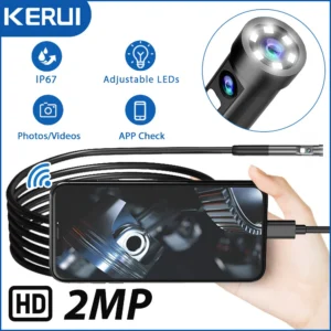 KERUI 2MP Dual Lens Endoscope