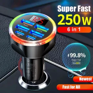 UYUXIO Super Fast Charging USB C Car Charger Adapter