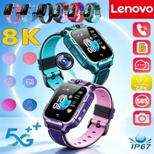 Lenovo 8KHD 5G Smart Watch Kids SOS GPS