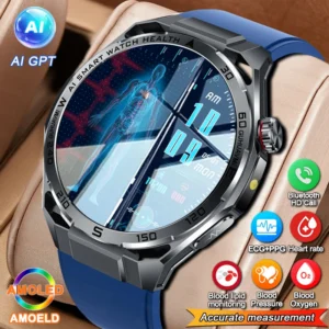 ECG+HRV High-end Health Watch Men Body analysis Blood