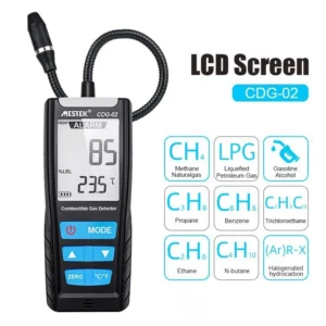 MESTEK Gas Analyzer Combustible Gas Detector