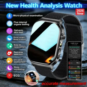 Smart Watch Men Women AI Human Health diagnosis ECG+HRV
