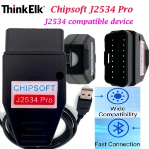 CHIPSOFT PRO SAE J2534 CABLE OBD2 Diagnostic