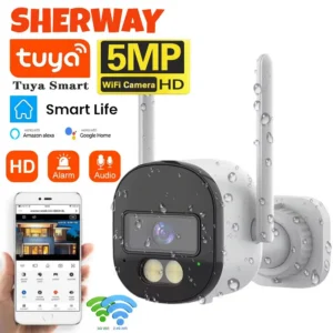 Tuya Wifi PTZ Camera Outdoor 10X Zoom