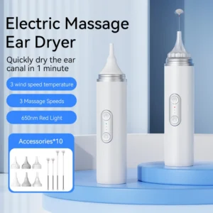 Electric Ear Dryer Warm Air for Swimming Showering