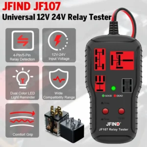 Car Relay Tester Voltage Tester Diagnostic Tools 12V 24V LED