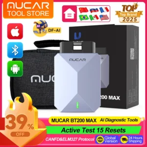 MUCAR BT200 MAX OBD2 Scanner Support ELM327 CANFD
