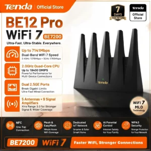 Tenda BE12 Pro WiFi 7 Router BE7200