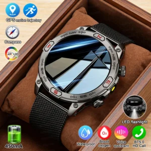 Fashion Outdoor Sport GPS Smart Watch Waterproof