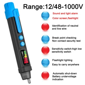 Mestek Color Screen Voltage Indicator