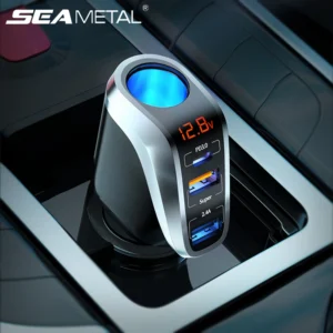 66W Quick Charge Car Cigarette Lighter Charger