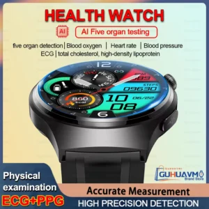 Smart Watches Men Health Sport ECG AI Diagnosis Heart
