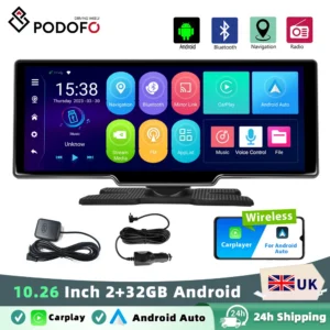 Podofo Carplay Android Auto 10.26 Inch