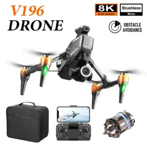 V196 Alloy Pro Max Drone Obstacle Avoidance 8K HD