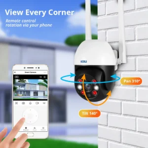 KERUI 5MP PTZ WiFi IP Wireless Camera
