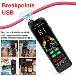 USB Charge Multimeter Digital Tester Smart Pen