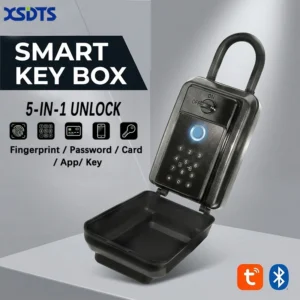 XSDTS Waterproof Key Safe Box Smart Fingerprint Storage