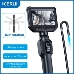 KERUI 2MP Industrial Endoscope Camera with 4.3-inch