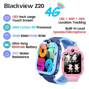 Blackview New Z20 4G Smart Watch for Children GPS