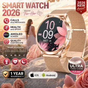 Fashion Smart Watch Women Always Display Voice Calling