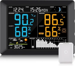 8.3 Inch Large Screen Atomic Clock Weather Station