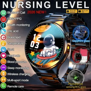 Smart Watch For Men AI Diagnosis Blood Lipids Uric Acid