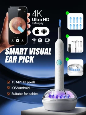 Visual Ear Cleaner Camera Safe Earwax Removal
