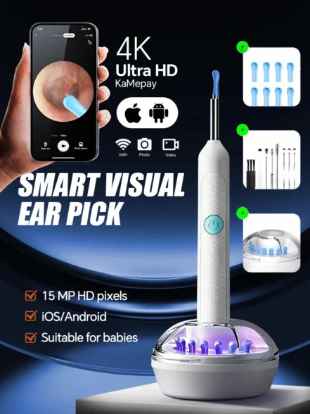 Visual Ear Cleaner Camera Safe Earwax Removal