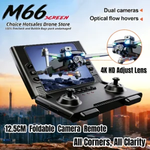 M66 Drone HD Folding Remote Control With Camera