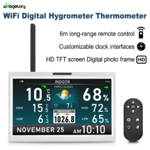 10.1 Inch HD TFT 6M Remote & 160° View Weather Station