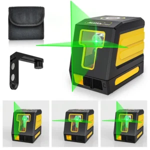 2 Lines Laser Level Green Light Self-leveling Horizontal Vertical