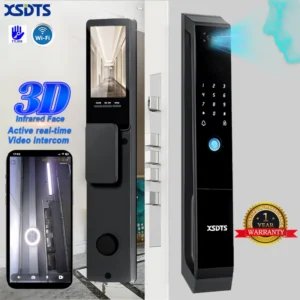 TT-LOCK APP Voice Intercom Palmar vein Camera Smart Lock 3D