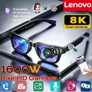 Lenovo 8K AI Smart Glasses Hands-Free Calling