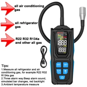 Mestek Freon Leak Detector Halogen Leak Detector R22 R32 R134a