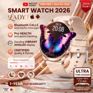 Smart Watch For Women 466*466 AMOLED Sport Fitness Health