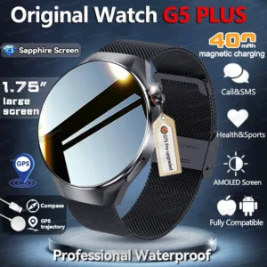 G5 PLUS Smart Watch Men GPS Trajectory Compass Bluetooth