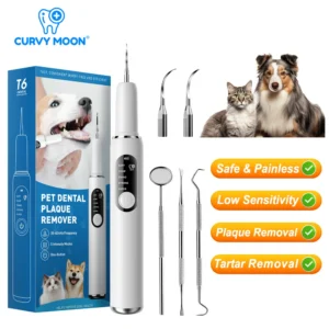Dog Cat Ultrasonic Dental Scaler 5 Cleaning Modes