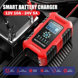 FOXSUR Car Battery Chargers 12V/10A 24V/5A