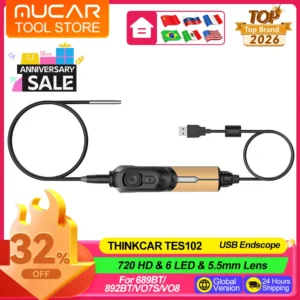 THINKCAR TES102 Endoscope Camera 720P HD