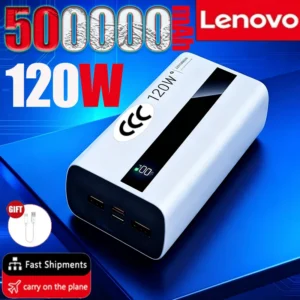 Lenovo 500000mAh 3C High Capacity PowerBank 120W