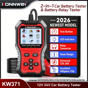 2026 KONNWEI KW371 Car Battery Tester