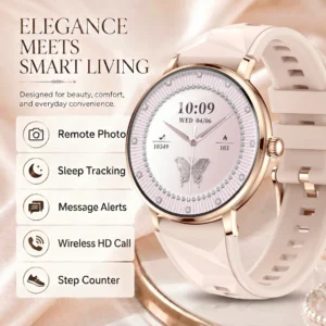 Smart Watch for Women AMOLED Waterproof GPS Sport Trajectory